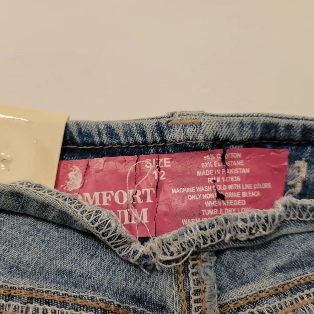 BRAND NEW COMFORT DENIM SHORT - Picture 10 of 16